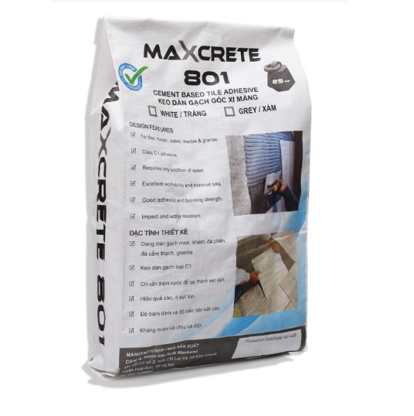 Maxcrete 801 Keo dán gạch C1